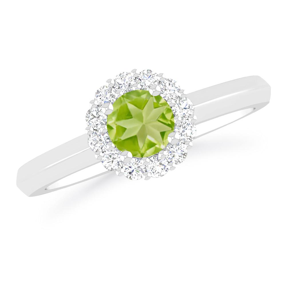 White Gold - Peridot