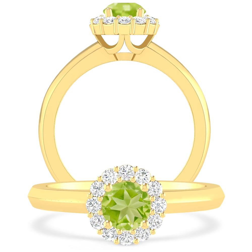 Yellow Gold - Peridot