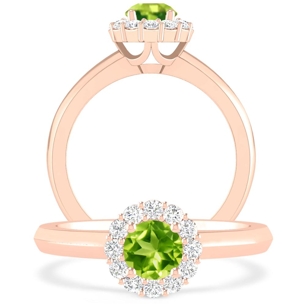 Rose Gold - Peridot