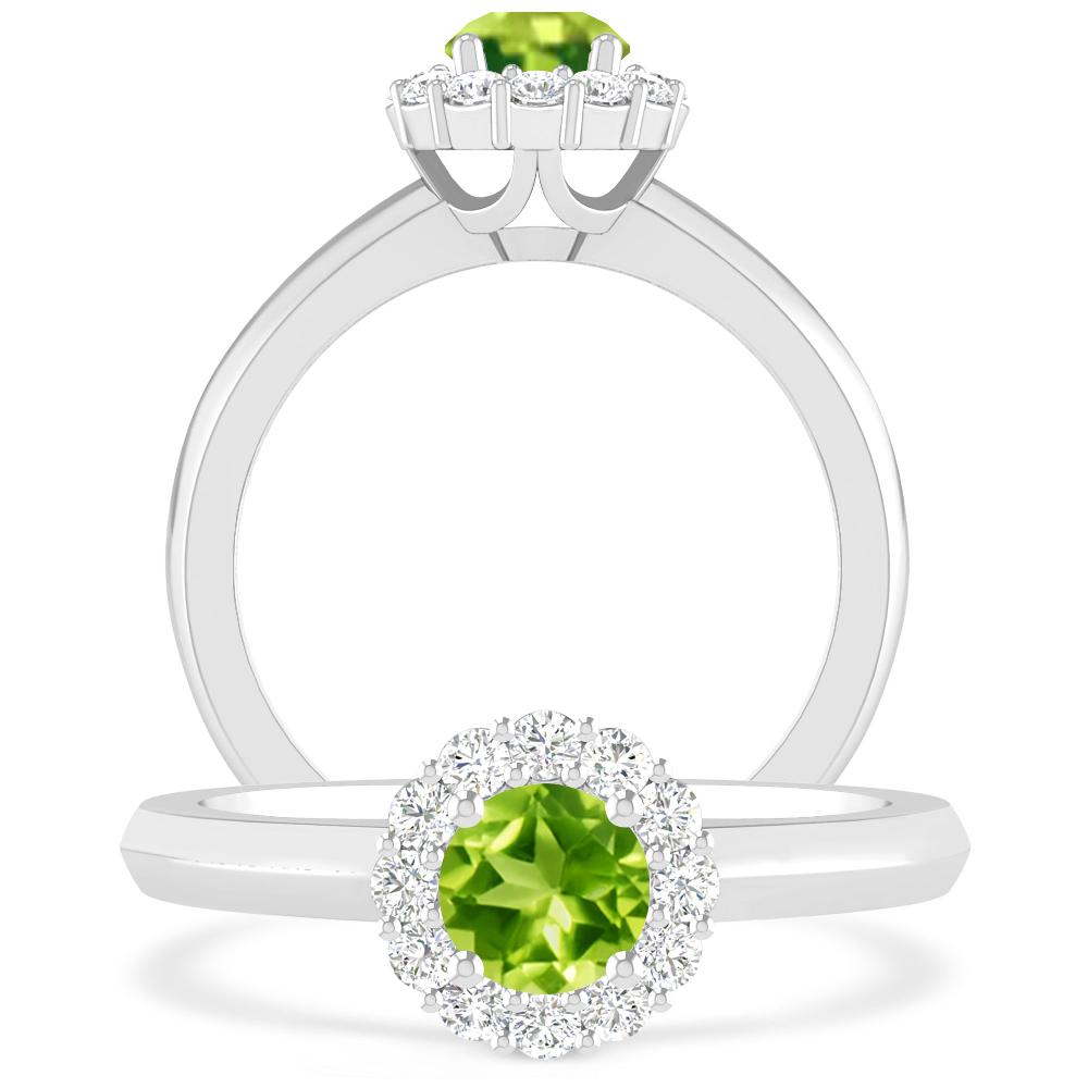 White Gold - Peridot