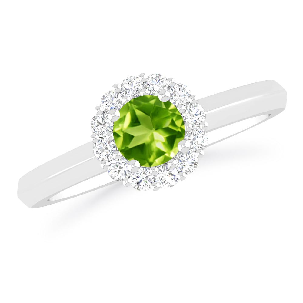 White Gold - Peridot