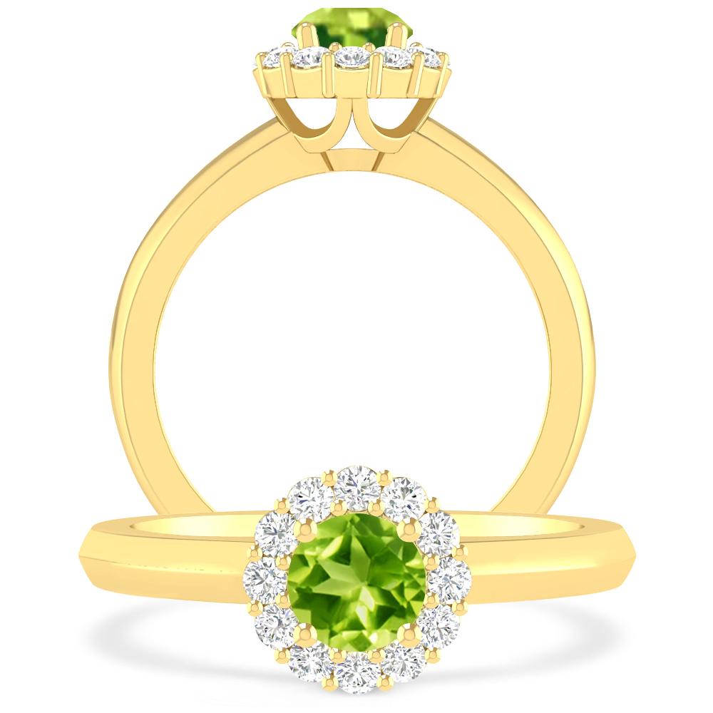 Yellow Gold - Peridot