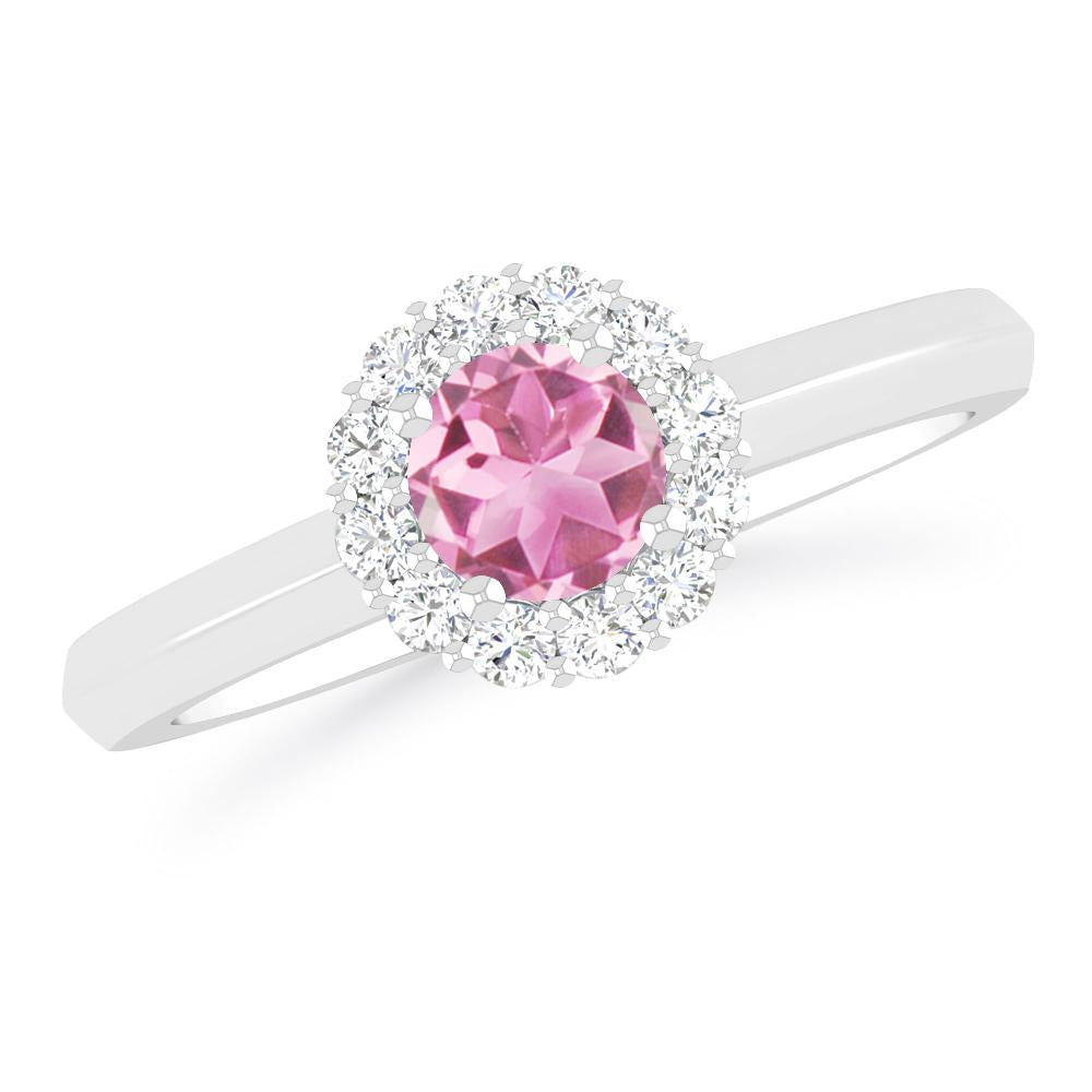 White Gold - Pink Tourmaline