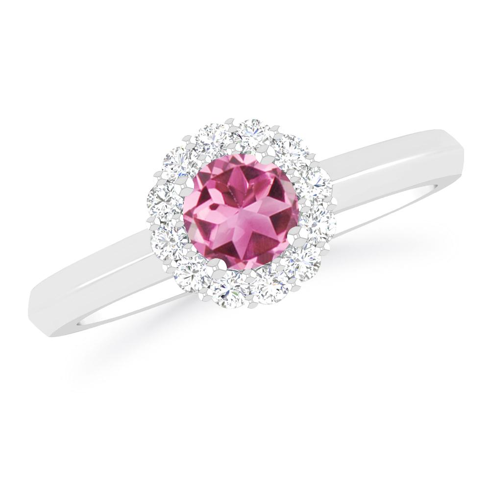 White Gold - Pink Tourmaline