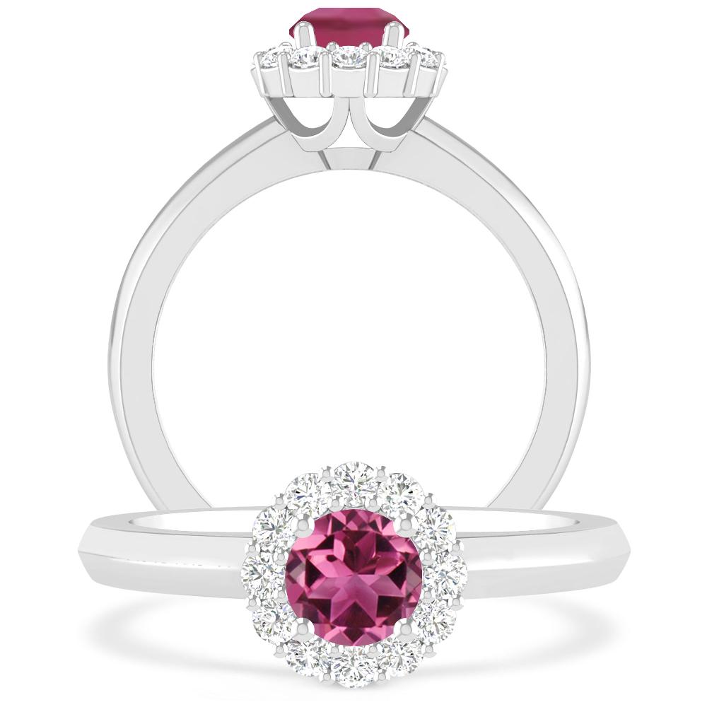 White Gold - Pink Tourmaline