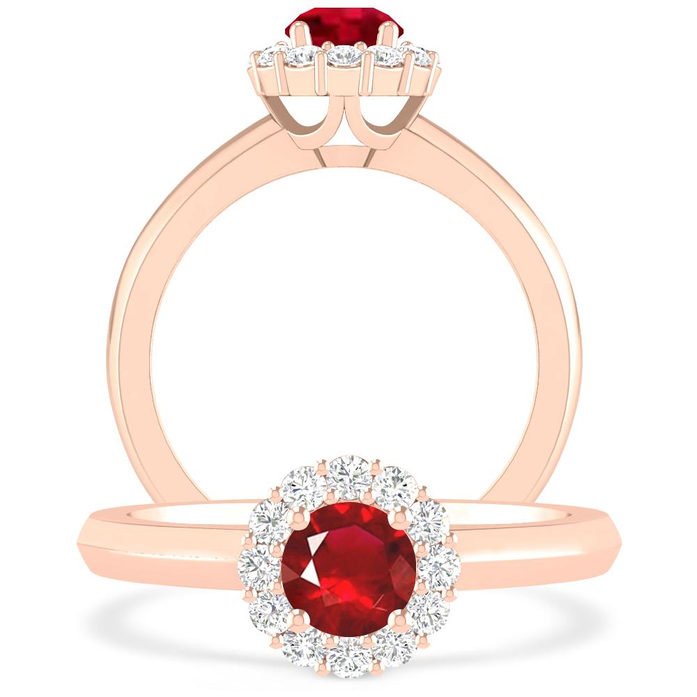 Rose Gold - Ruby