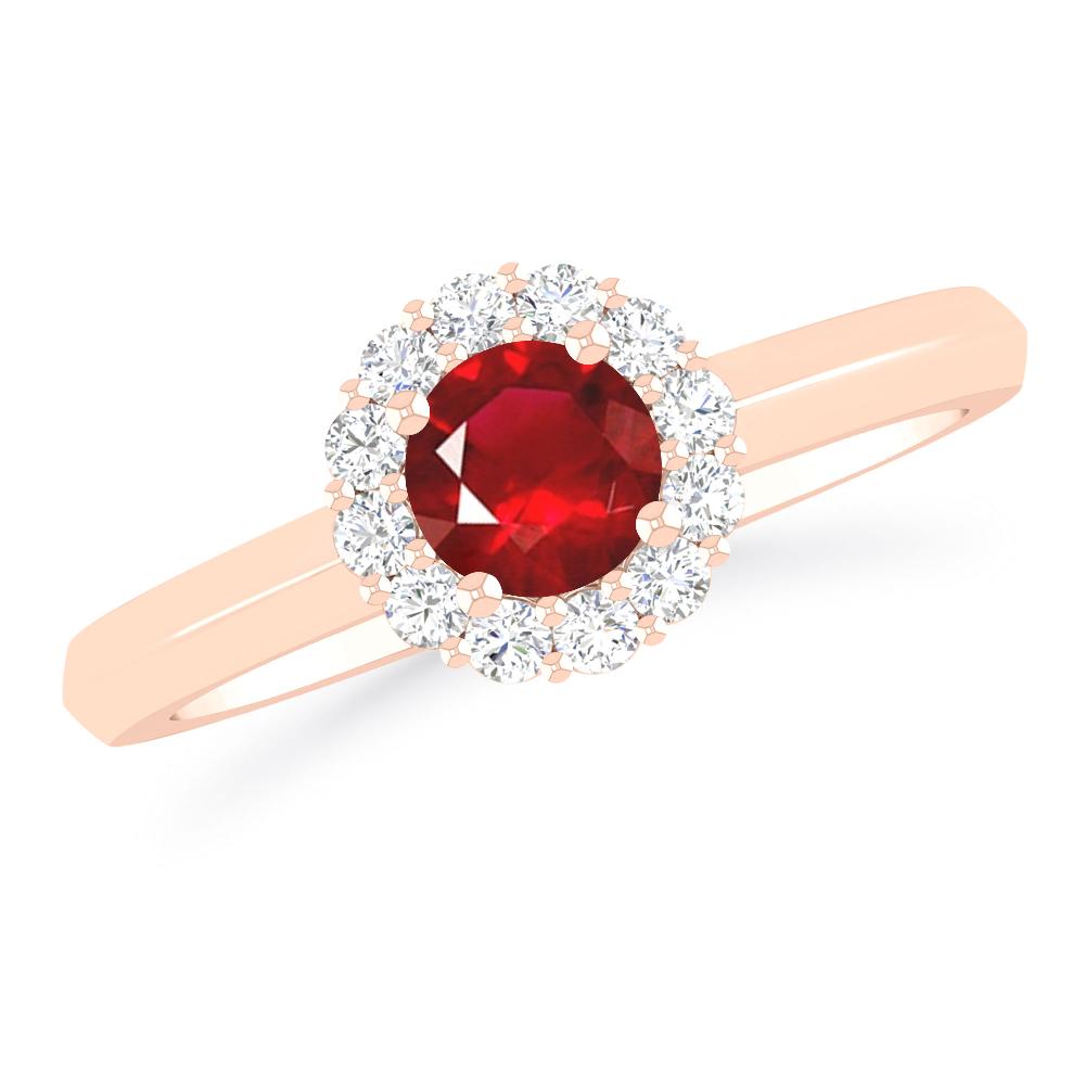 Rose Gold - Ruby