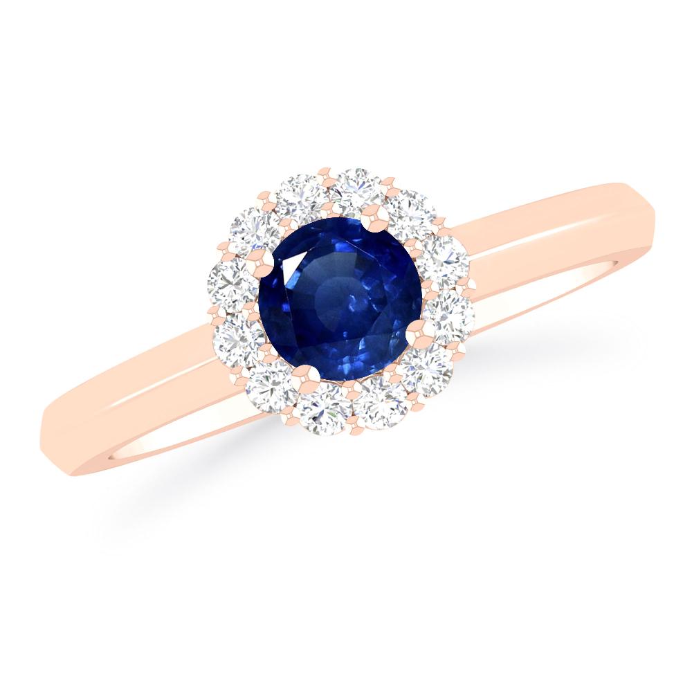 Rose Gold - Sapphire