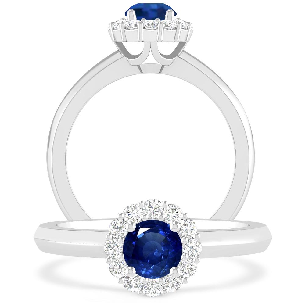 White Gold - Sapphire