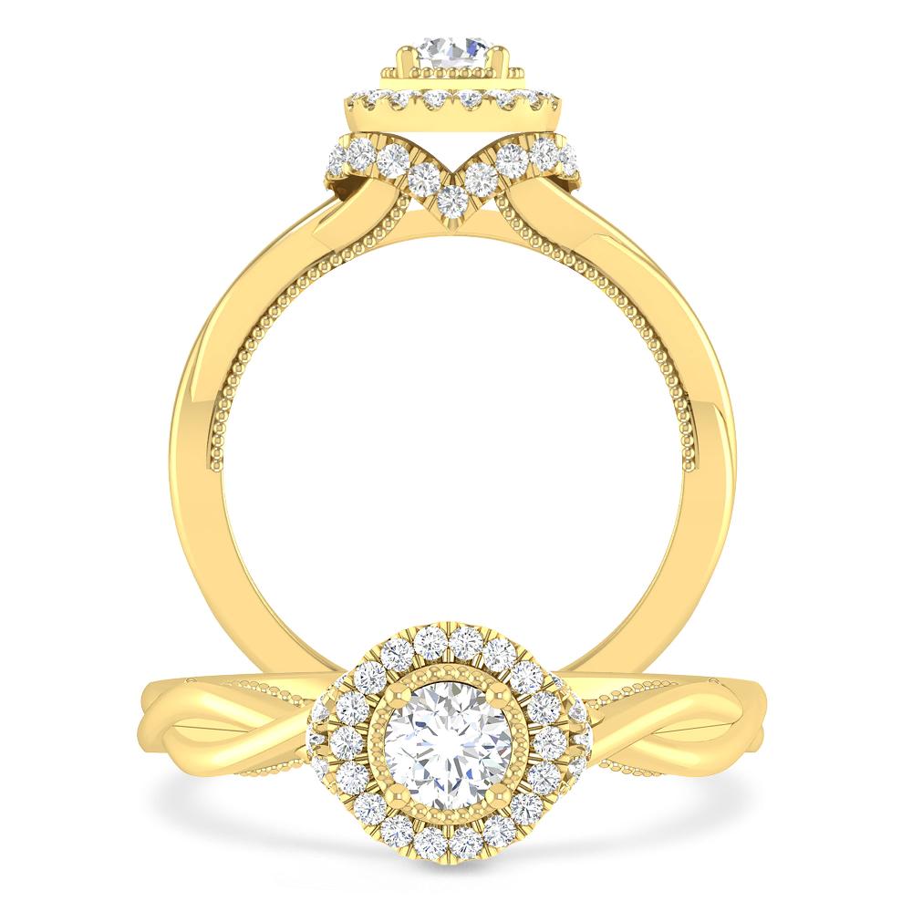 Yellow Gold - Diamond