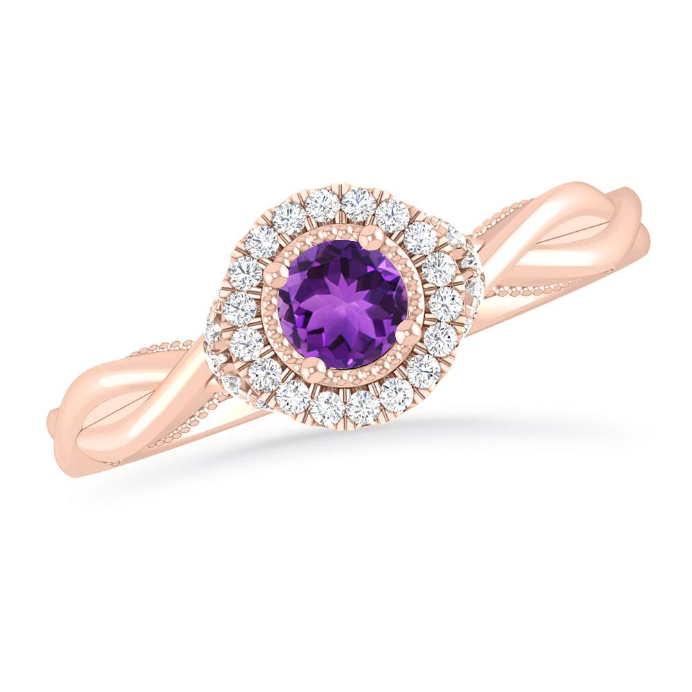 Rose Gold - Amethyst