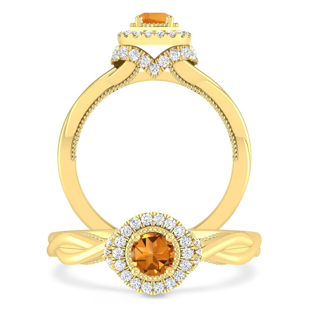 Yellow Gold - Citrine