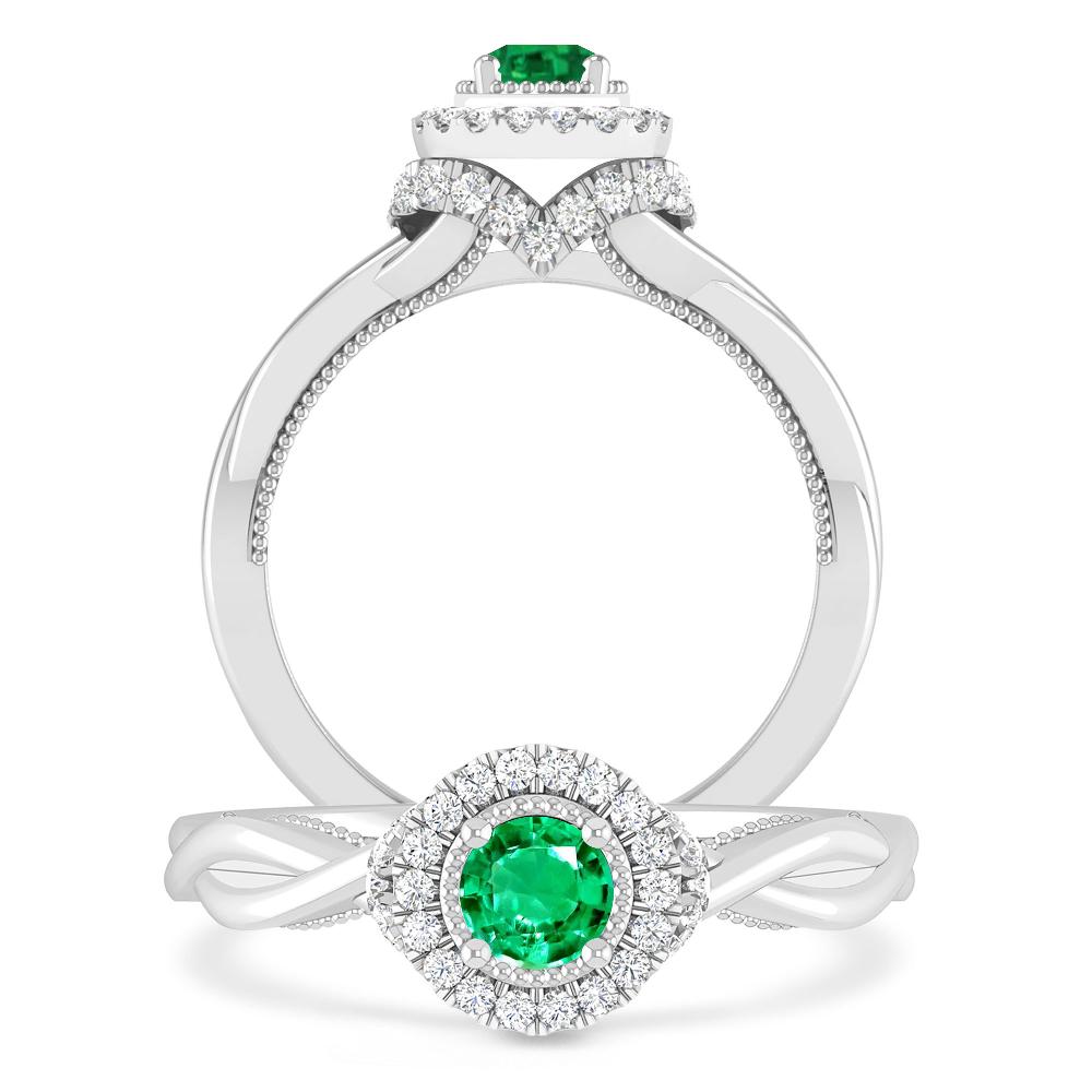 White Gold - Emerald