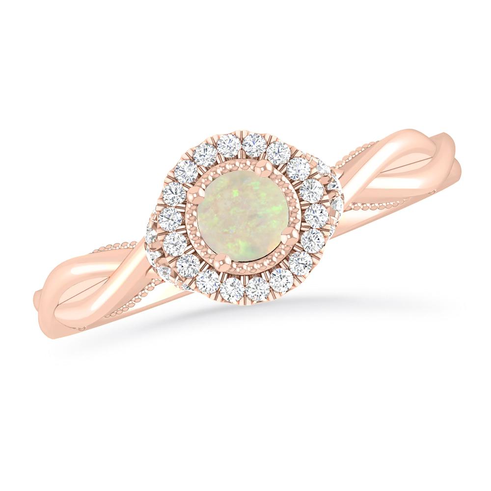 Rose Gold - Opal