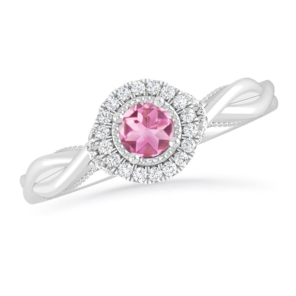 White Gold - Pink Tourmaline