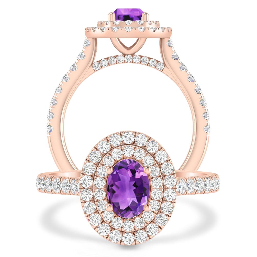Rose Gold - Amethyst