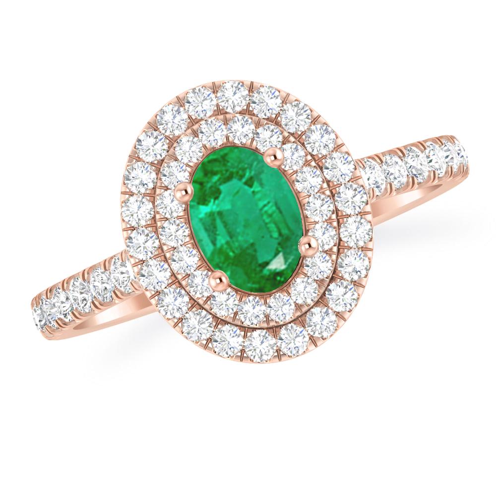 Rose Gold - Emerald