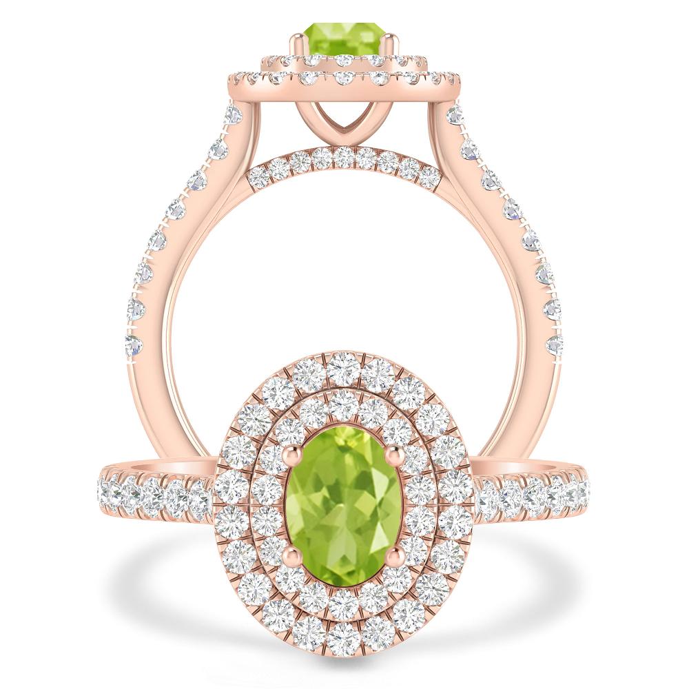 Rose Gold - Peridot