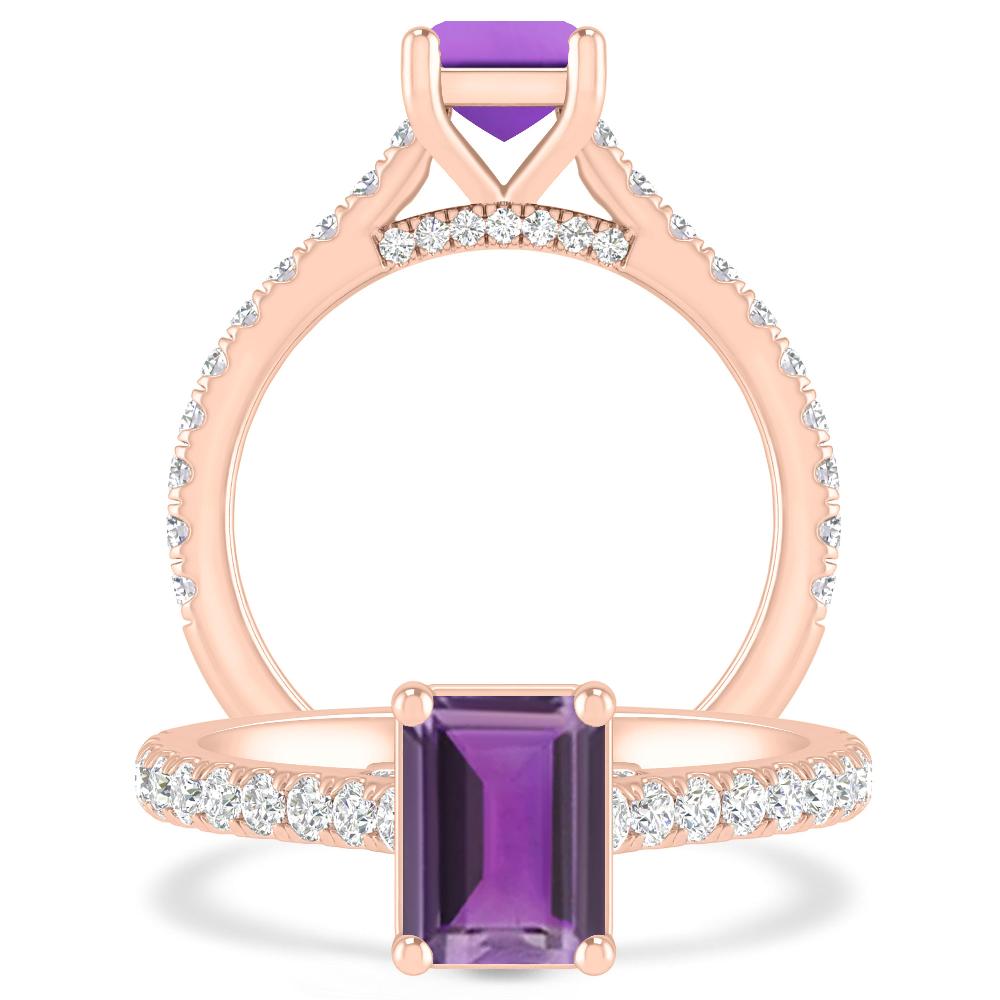 Rose Gold - Amethyst