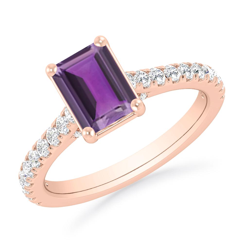 Rose Gold - Amethyst