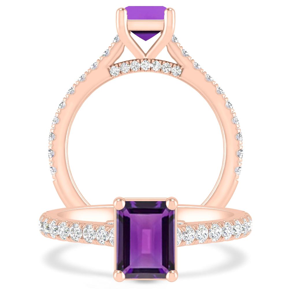 Rose Gold - Amethyst