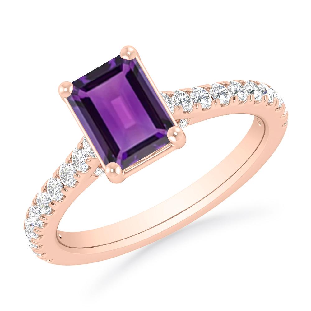 Rose Gold - Amethyst