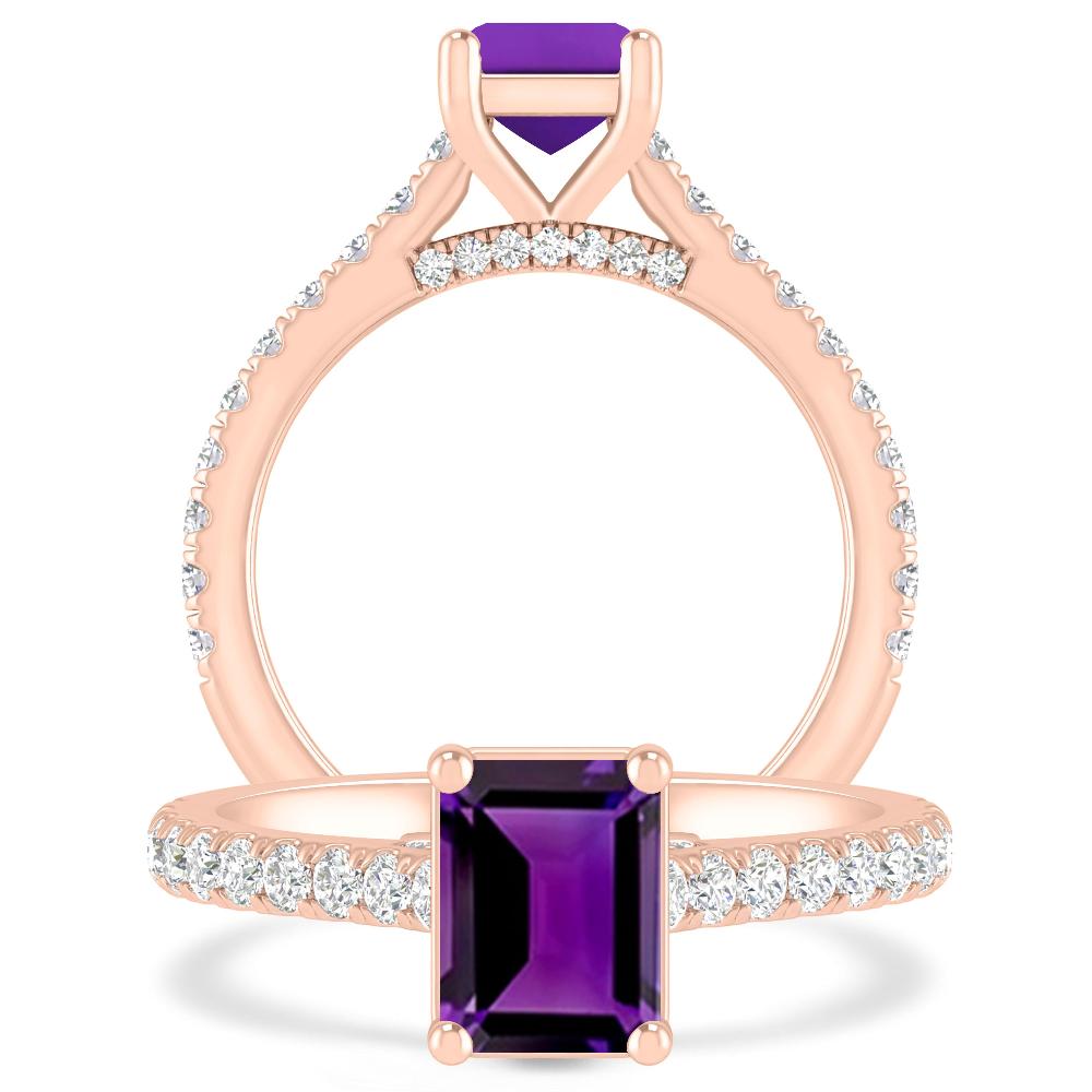 Rose Gold - Amethyst
