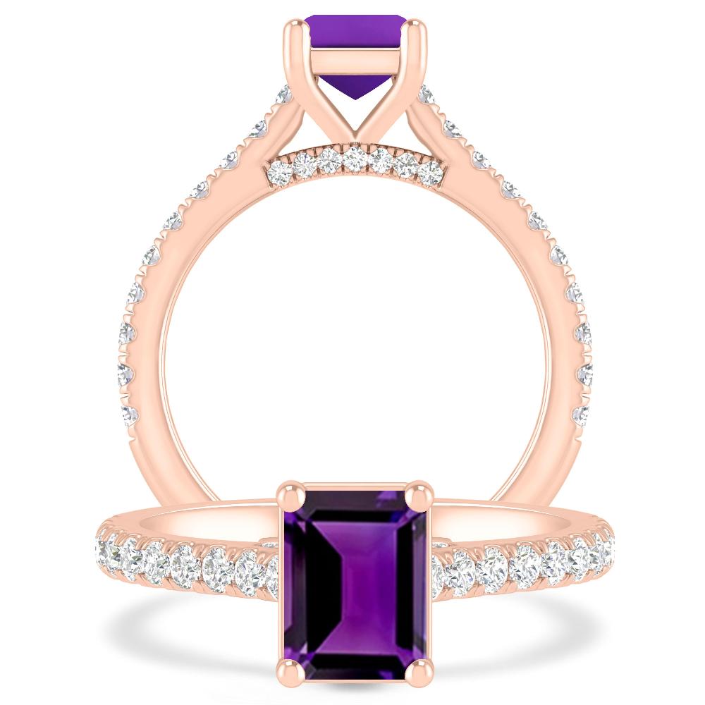 Rose Gold - Amethyst