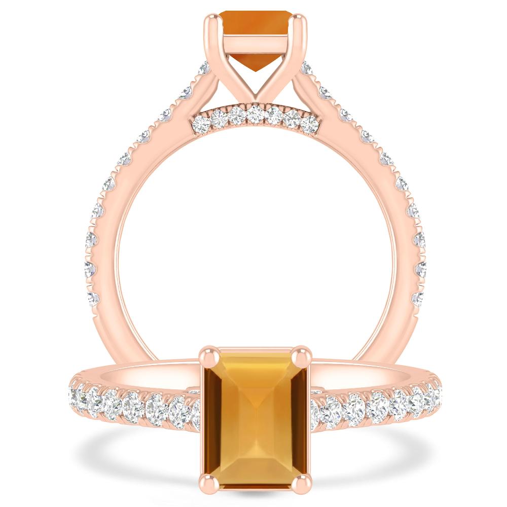 Rose Gold - Citrine