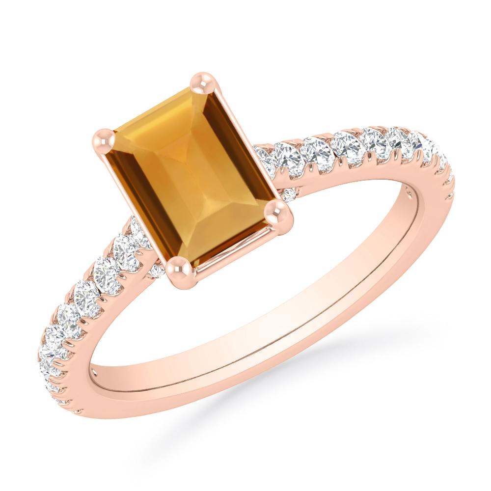 Rose Gold - Citrine