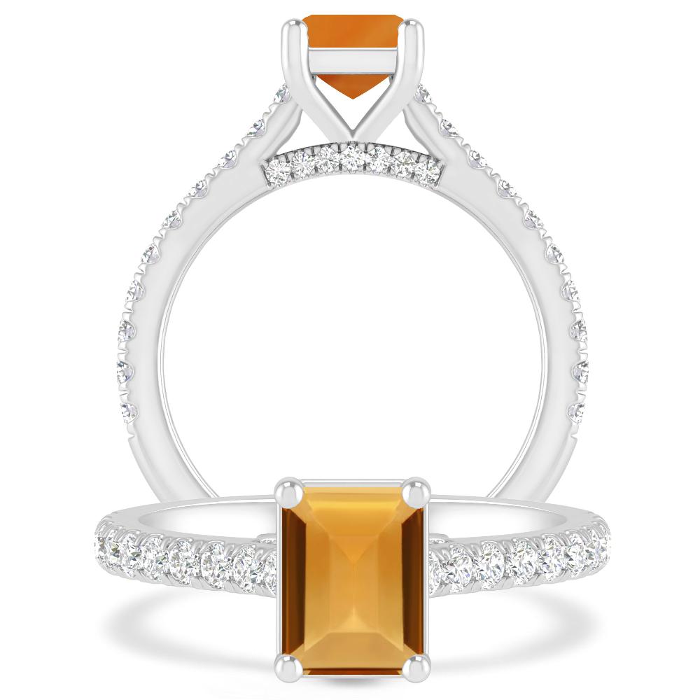 White Gold - Citrine