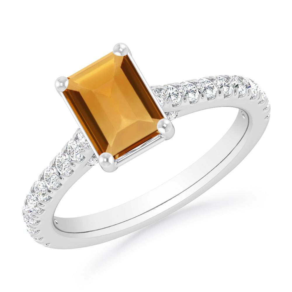 White Gold - Citrine