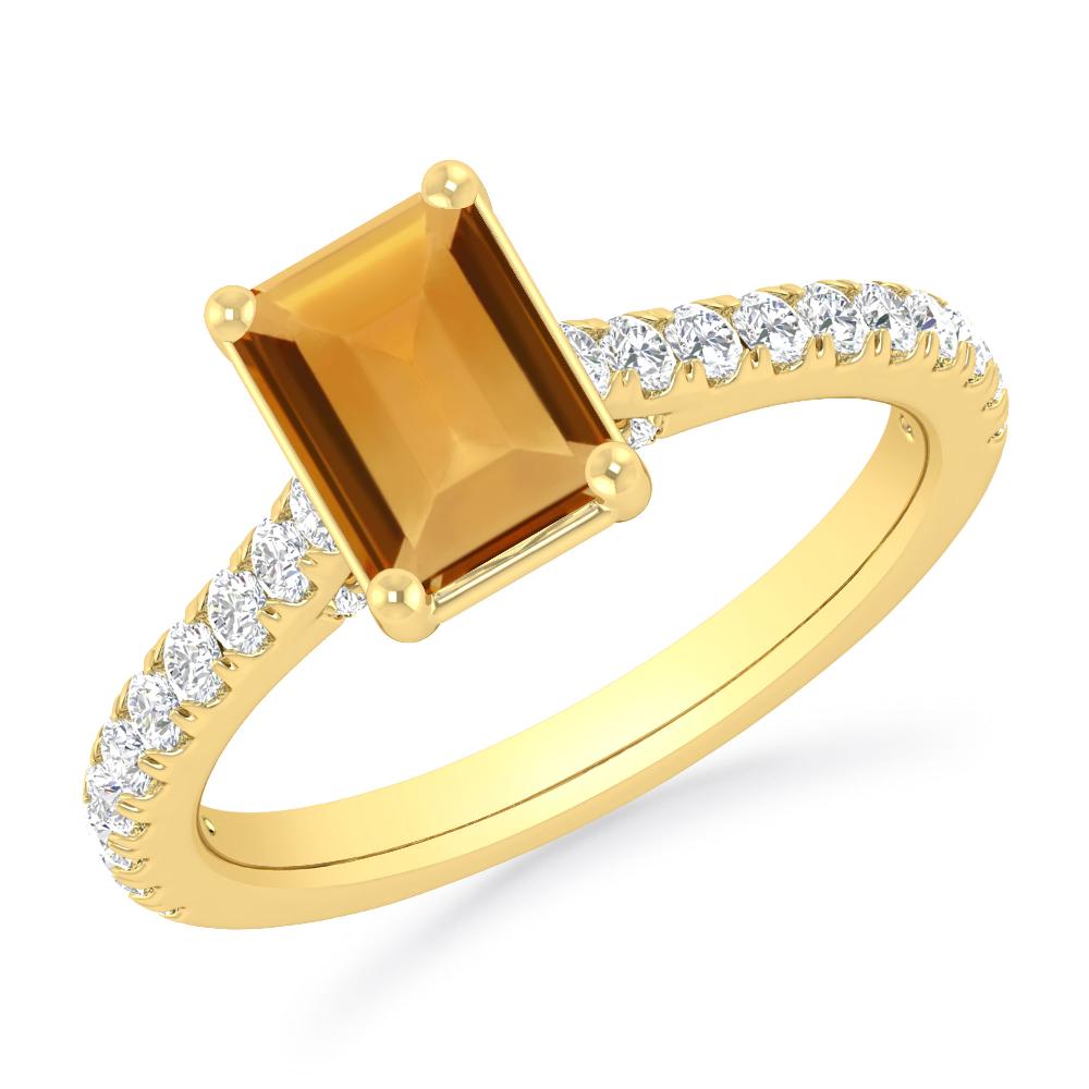 Yellow Gold - Citrine