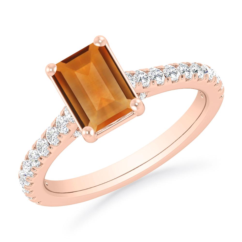 Rose Gold - Citrine