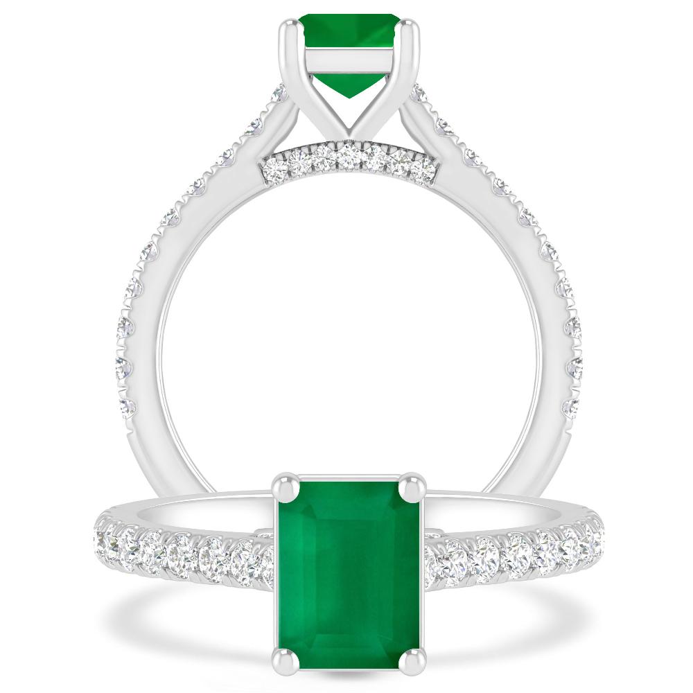 White Gold - Emerald