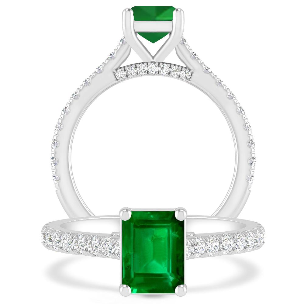 White Gold - Emerald