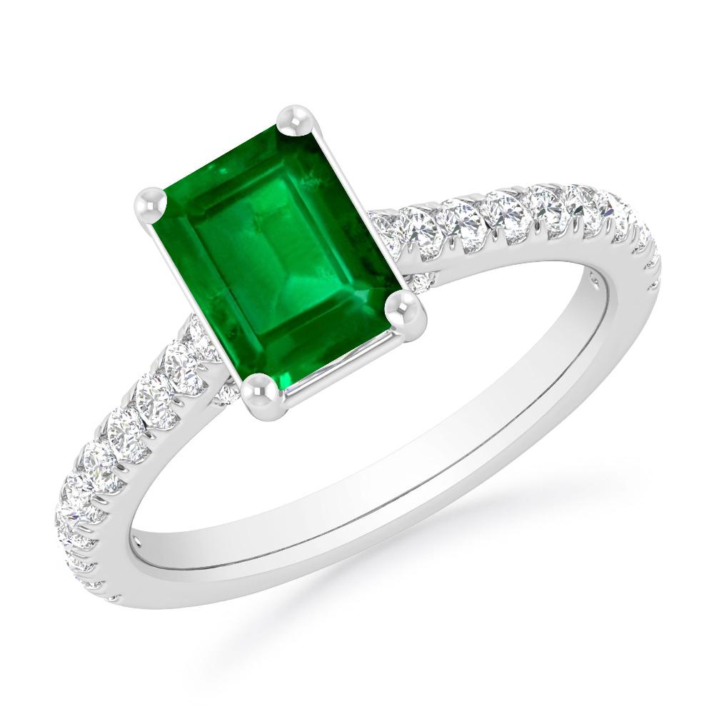 White Gold - Emerald