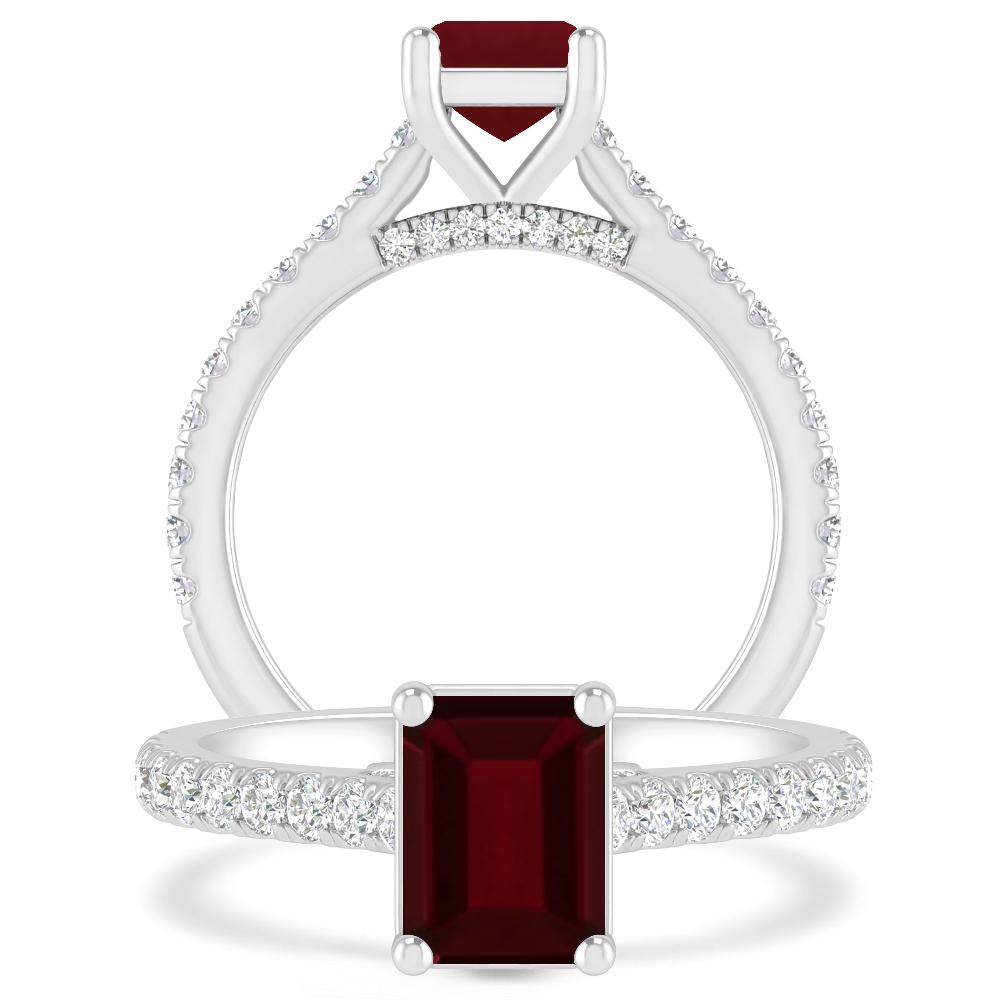 White Gold - Garnet