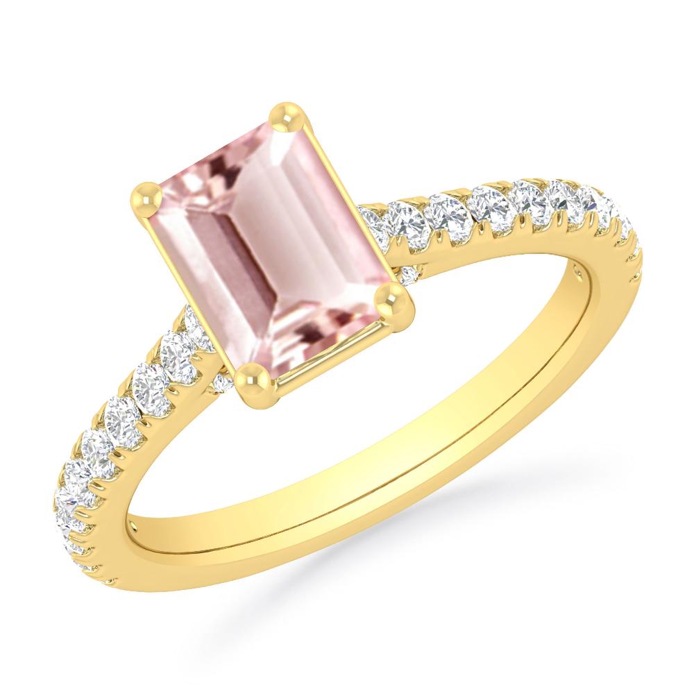 Yellow Gold - Morganite