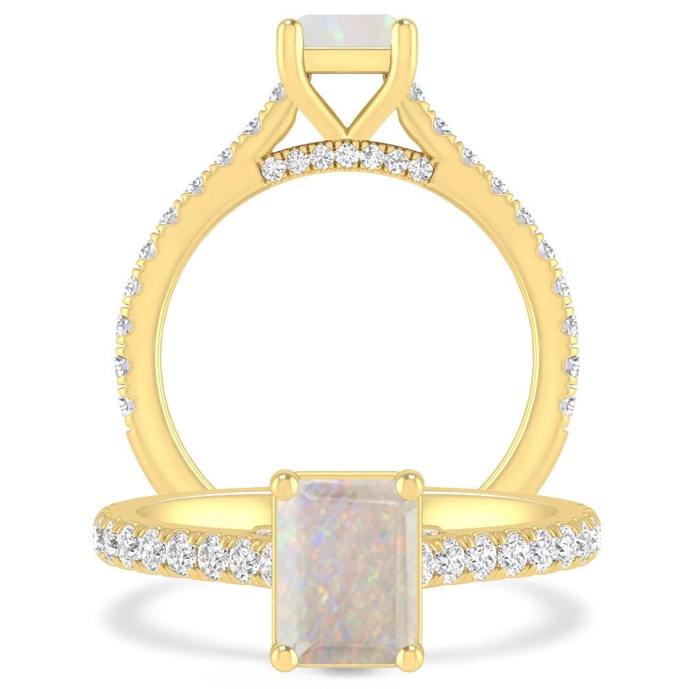 Yellow Gold - Opal