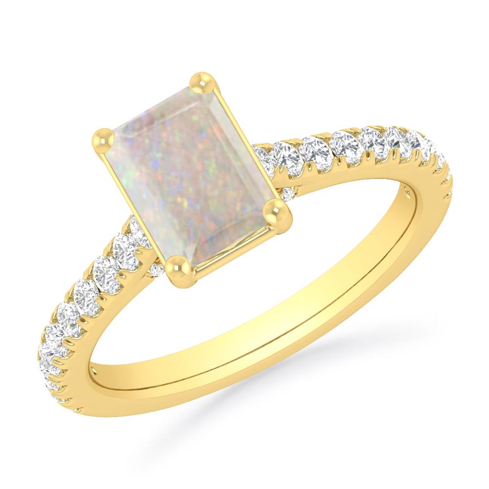 Yellow Gold - Opal