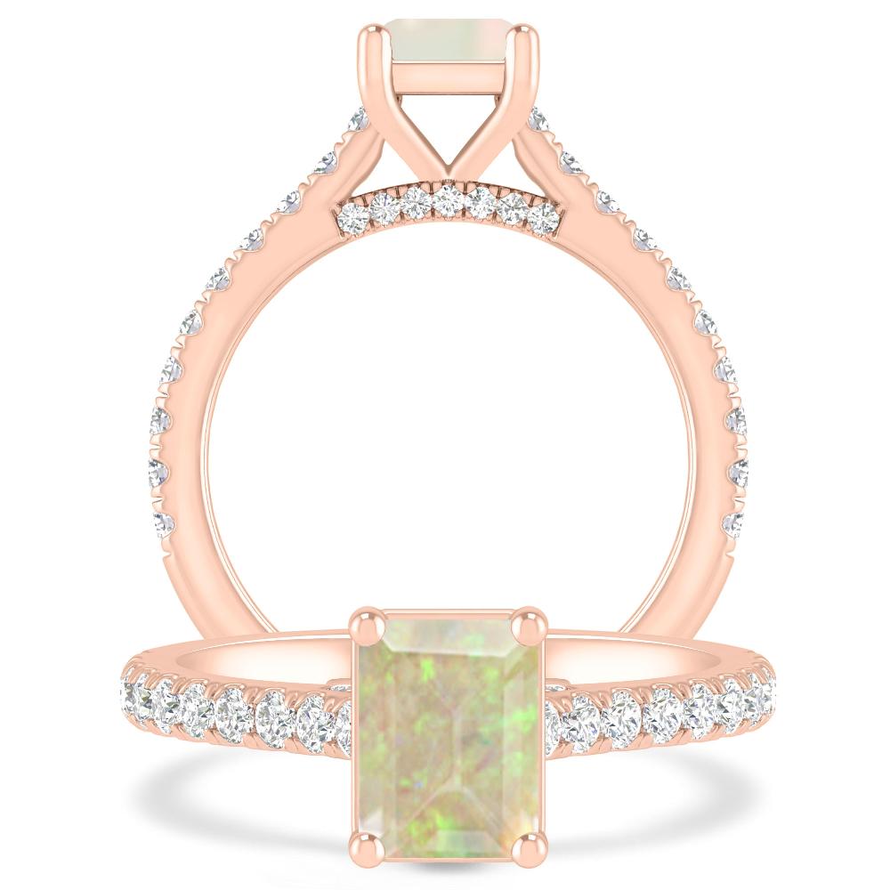 Rose Gold - Opal