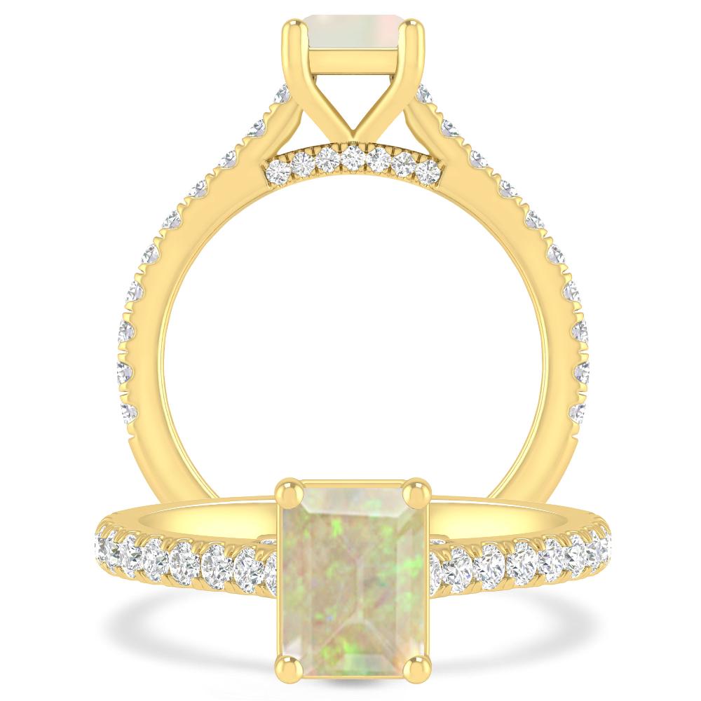 Yellow Gold - Opal