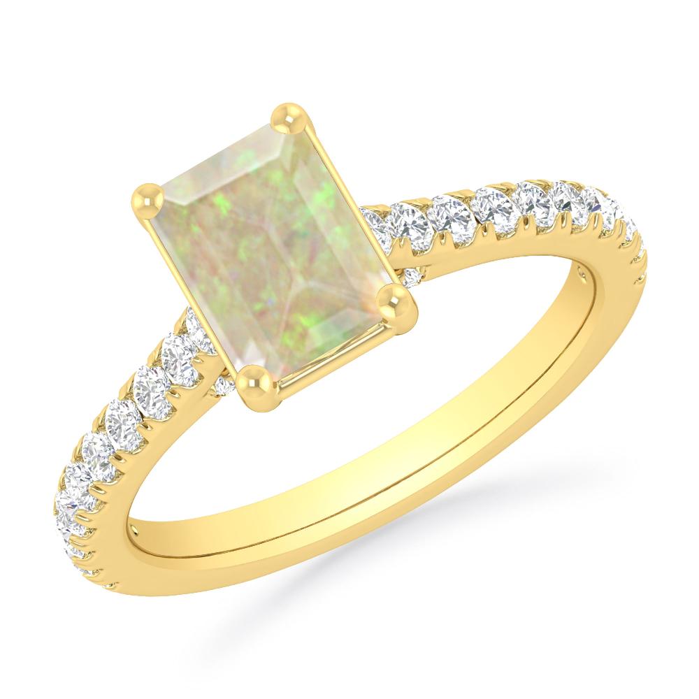 Yellow Gold - Opal