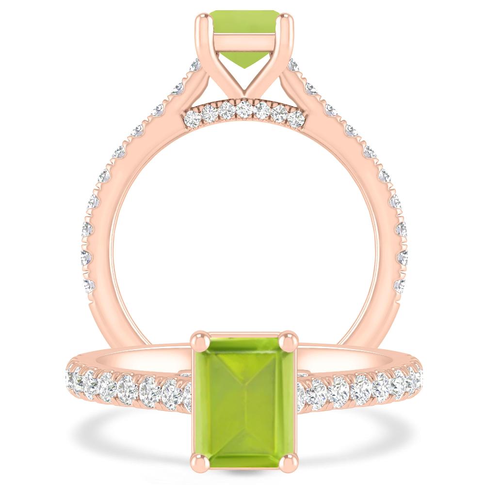 Rose Gold - Peridot