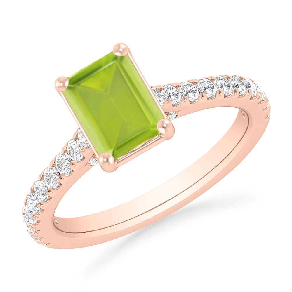 Rose Gold - Peridot