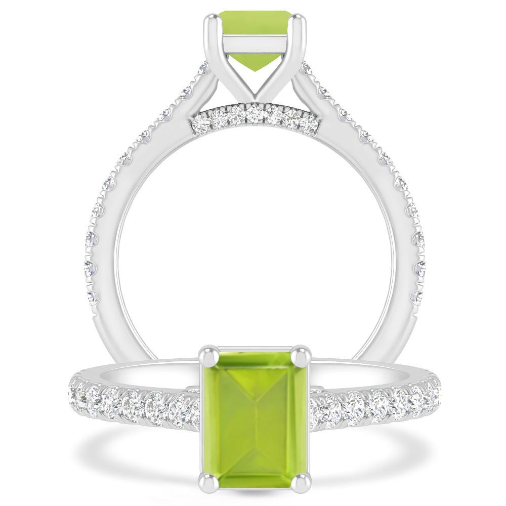 White Gold - Peridot