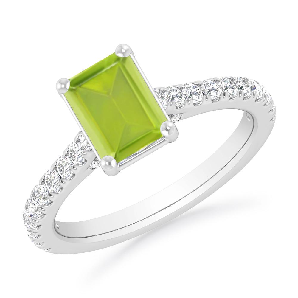 White Gold - Peridot