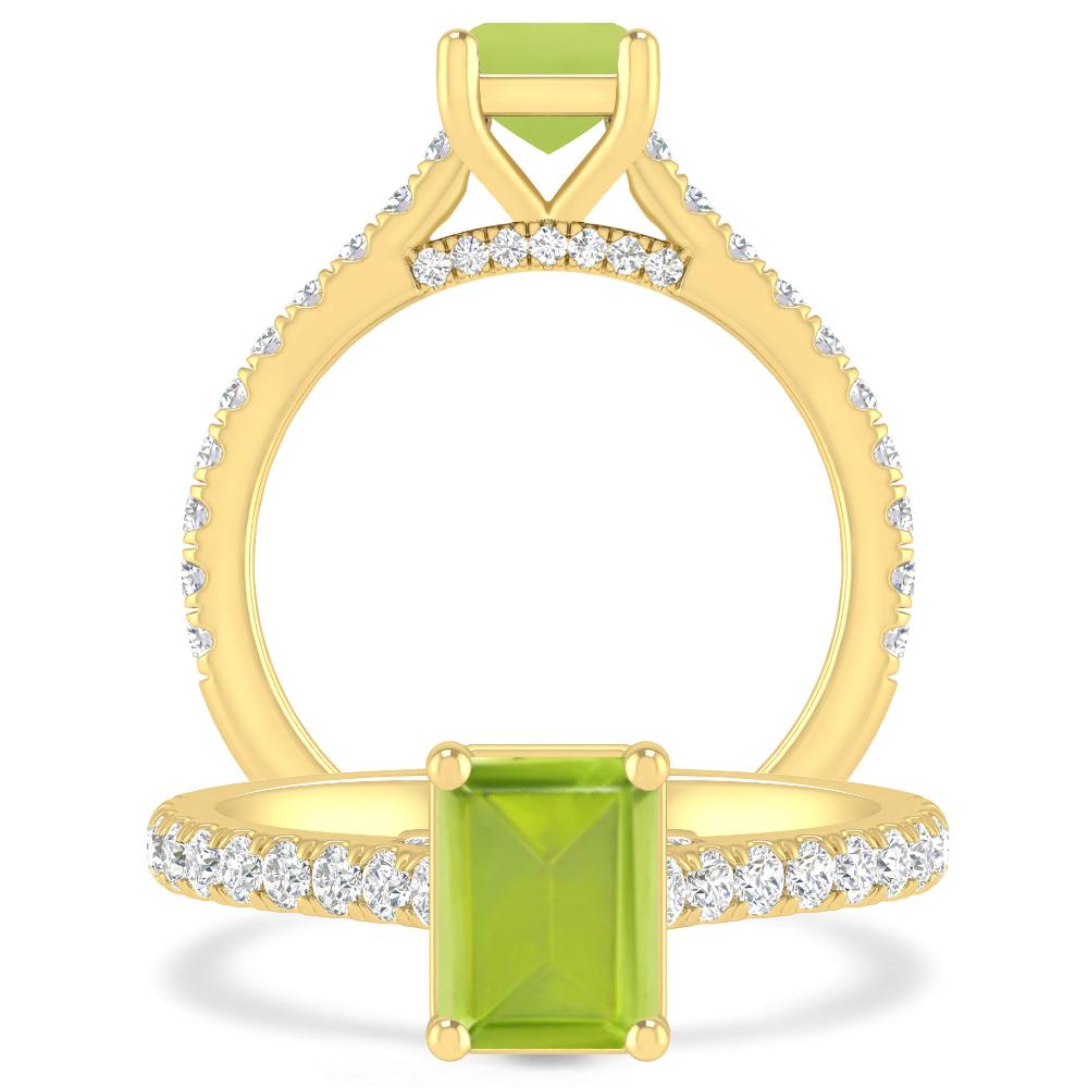 Yellow Gold - Peridot