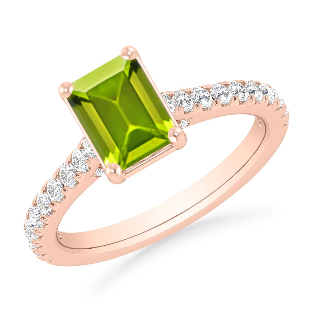 Rose Gold - Peridot